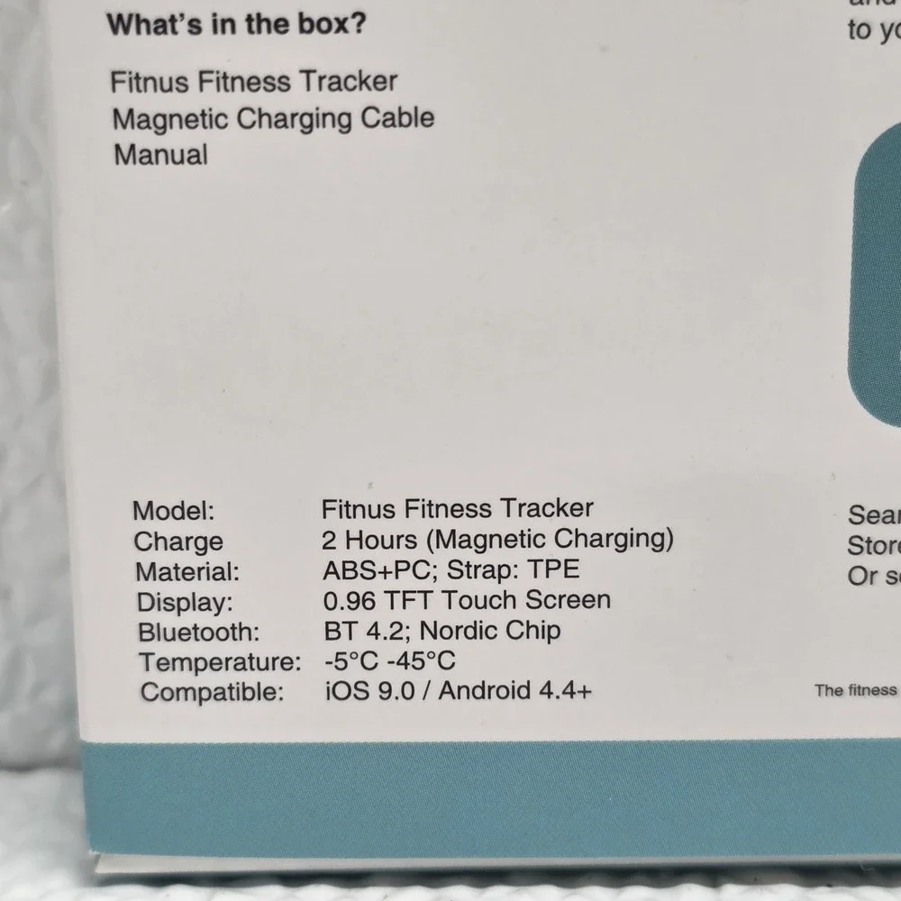 FITNUS Smart Watch Fitness Tracker V2 - New In Box